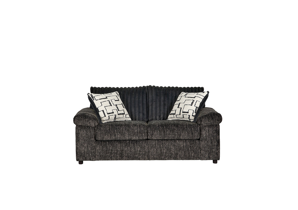 Galactic Charcoal or Parchment Sofa and Loveseat Set