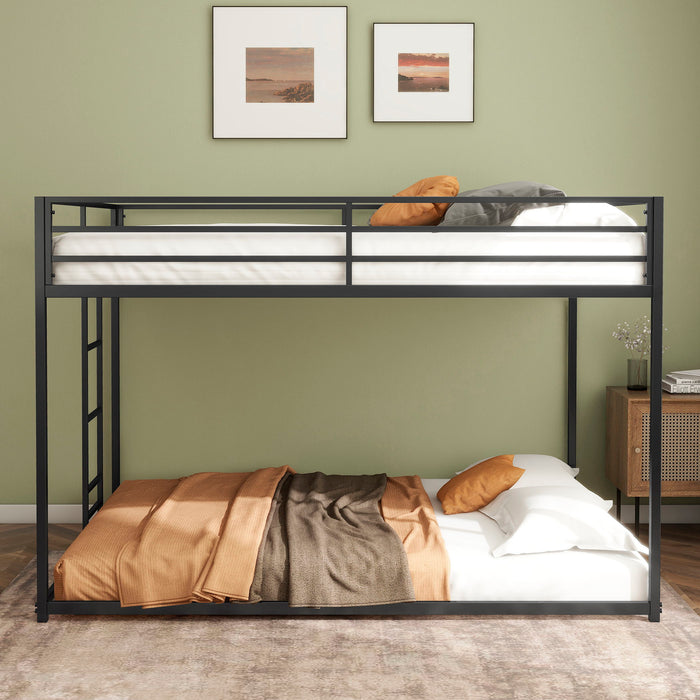 Adam - Full Over Full Bunk Bed - Black