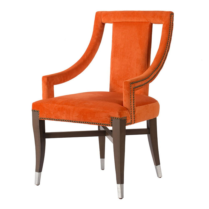 Modern Accent Chair Dining Chairs, Accent Chair For Living Room Dining Room Kitchen - Orange