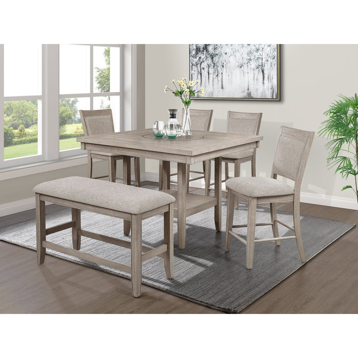 Fulton All Grey White Oak Counter Height Dining Sets