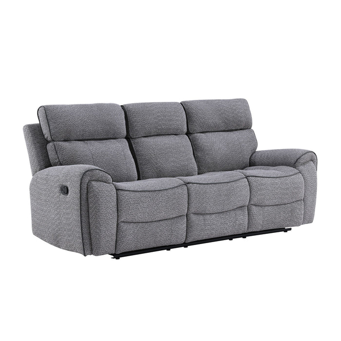 Omni - Sofa With Dual Recliner - Gray