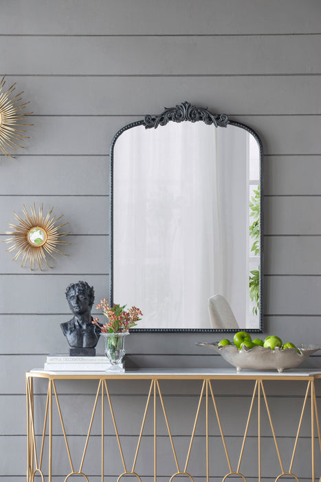 Classic Design Mirror With And Baroque Inspired Frame For Bathroom Or Entryway Console Lean Against Wall