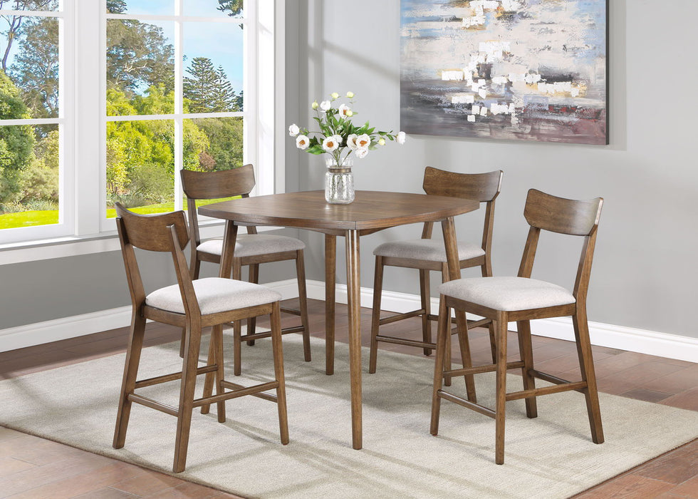 Weldon Counter Height 5 Piece Dining Set