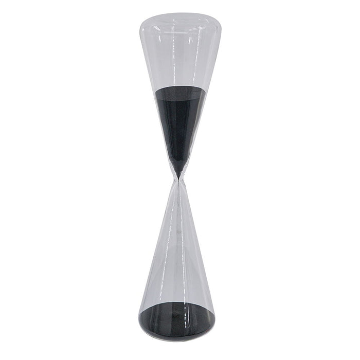 Triangular Shape Hourglass, 120 Minutes - Black Sand