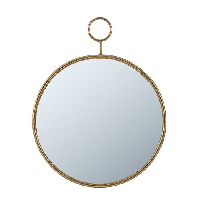 Circle Wall Mirror With Metal Frame, Accent Mirror For Living Room, Entryway, Office