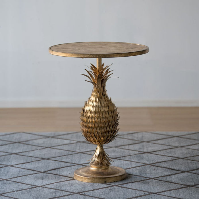 Pineapple Table - Gold