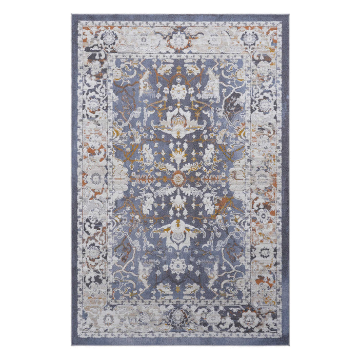 Payas - 2' x 3' Traditional Non-Shedding Living Room Bedroom Dining Home Office Stylish And Stain Resistant Area Rug - Blue