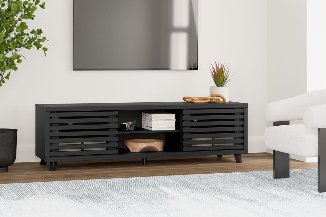 Danziar - Black - Extra Large TV Stand