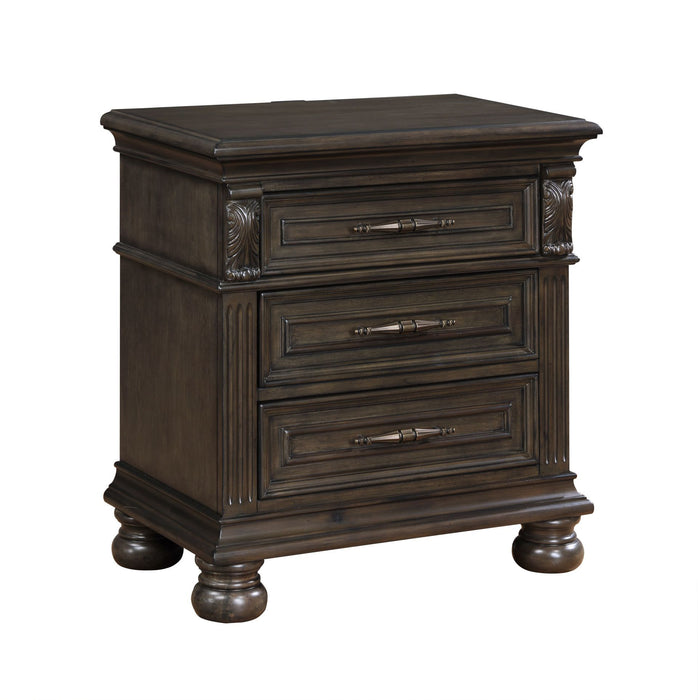 Balboa - Nightstand With USB - Walnut