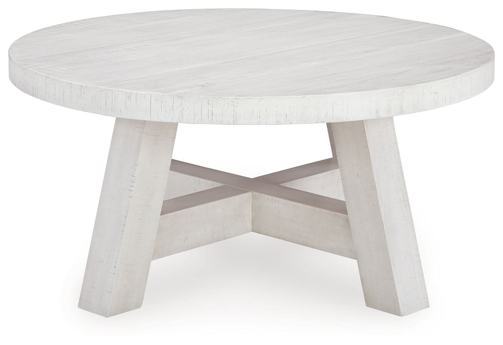 Jallison - Off White - Round Cocktail Table