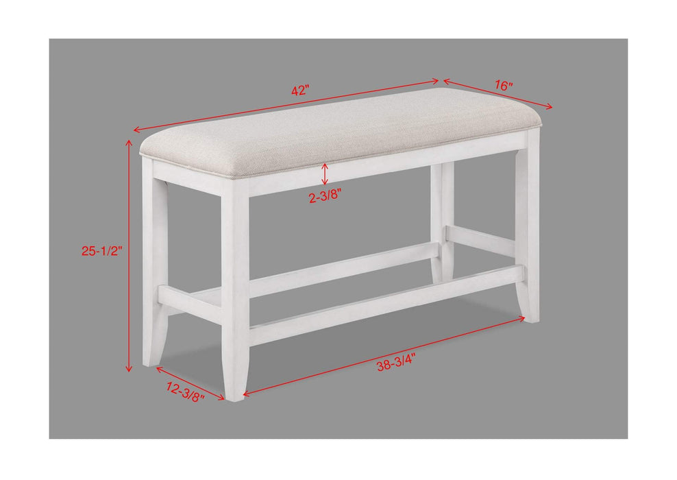 Wendy White Counter Height Dining Sets by Crown Mark