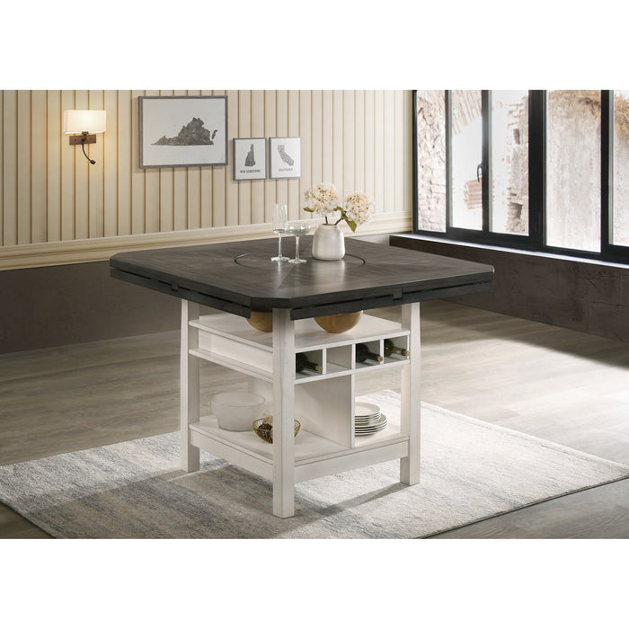 Conner  Chalk & Grey Counter Height Dining Sets by Crown Mark